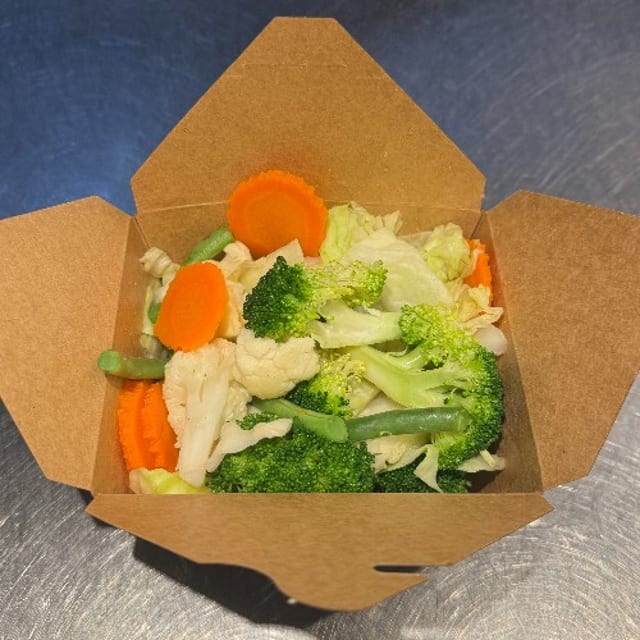 Steamed Vegetables.