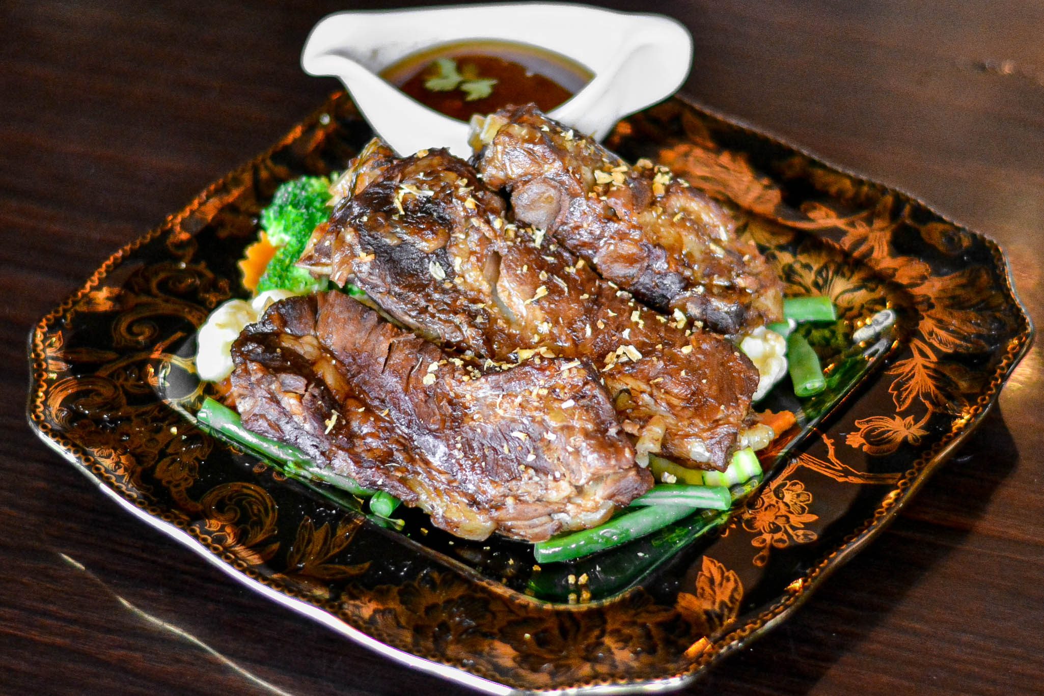 BBQ Pork Ribs.