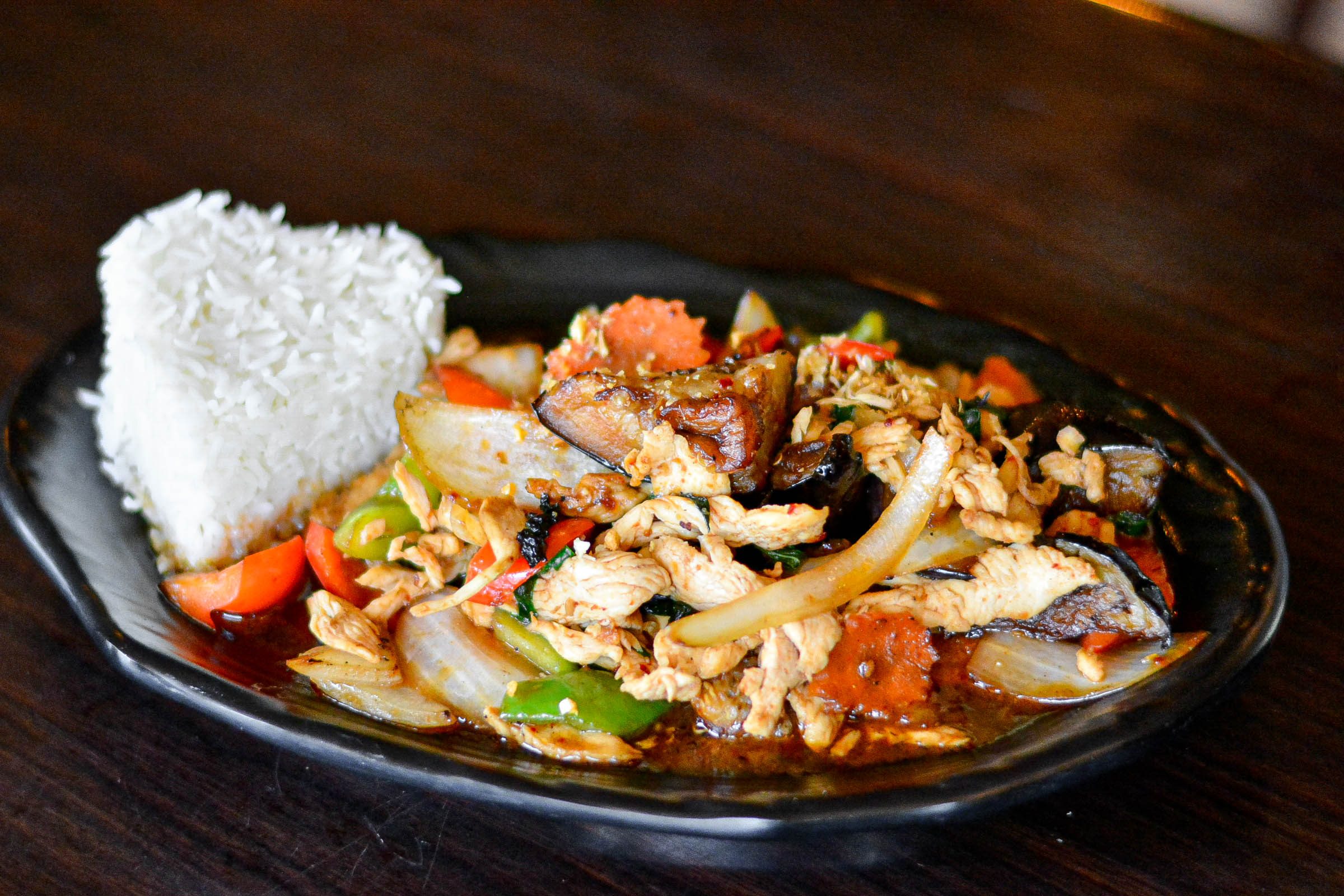 Spicy Eggplant.